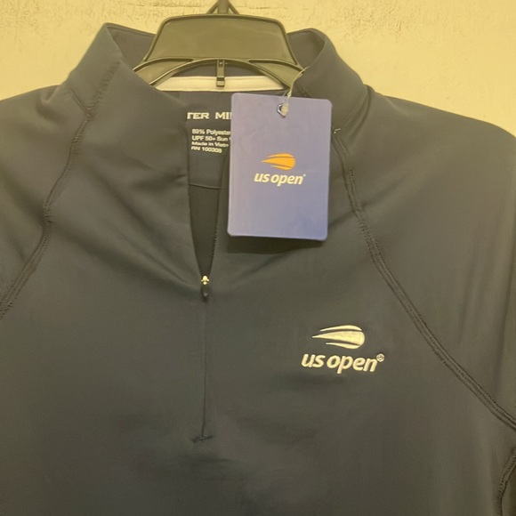 Peter Millar xUS open 1/4 zip stretch long sleeve with sun protection medium NWT - Picture 4 of 8